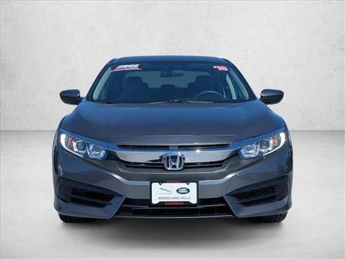 Modern Steel Metallic 2018 Honda Civic LX