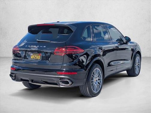 Black 2017 Porsche Cayenne Platinum Edition