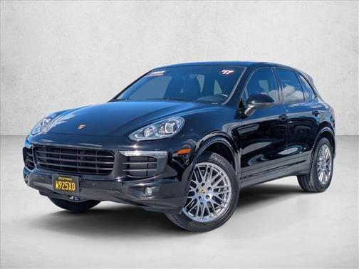 Black 2017 Porsche Cayenne Platinum Edition