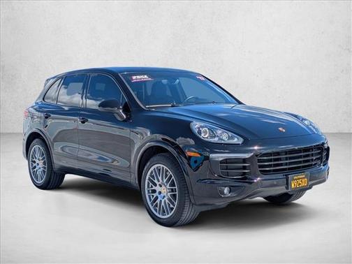Black 2017 Porsche Cayenne Platinum Edition