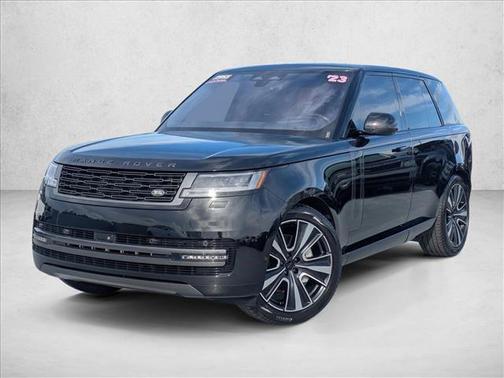 Santorini Black Metallic 2023 Land Rover Range Rover P400 SE
