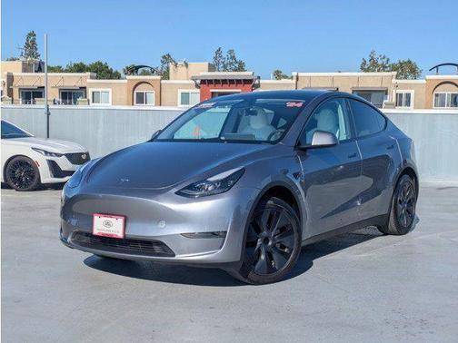 Silver/Gray 2024 Tesla Model Y Long Range Dual Motor All-Wheel Drive