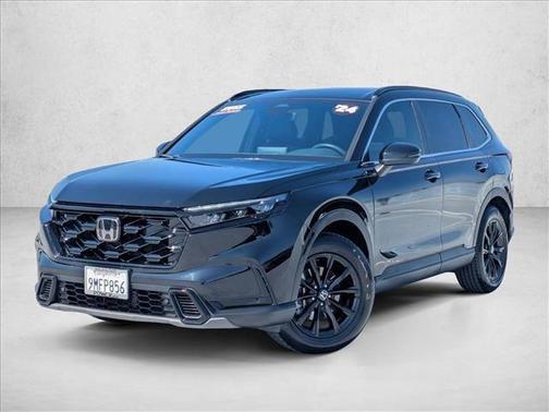 Crystal Black Pearl 2024 Honda CR-V Hybrid Sport FWD