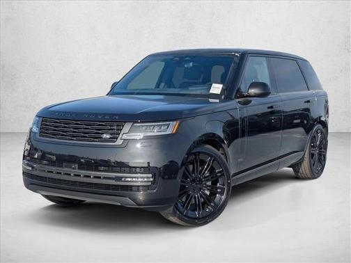 Santorini Black Metallic 2026 Land Rover Range Rover P400 SE 7 Seat