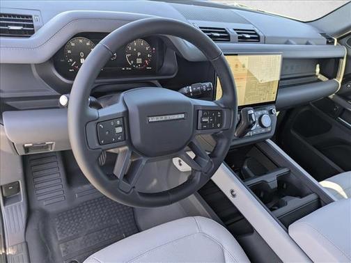 Carpathian Grey Premium Metallic 2026 Land Rover Defender P400 X-Dynamic SE