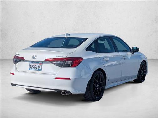 Platinum White Pearl 2023 Honda Civic Sport