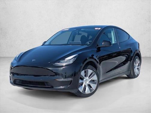 Solid Black 2022 Tesla Model Y Long Range Dual Motor All-Wheel Drive