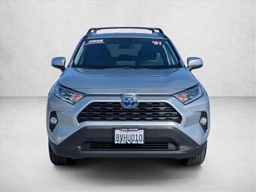 Silver Sky Metallic 2021 Toyota RAV4 Hybrid XLE