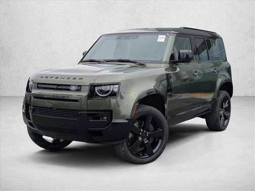 Woolstone Green Metallic 2026 Land Rover Defender P400 X-Dynamic SE