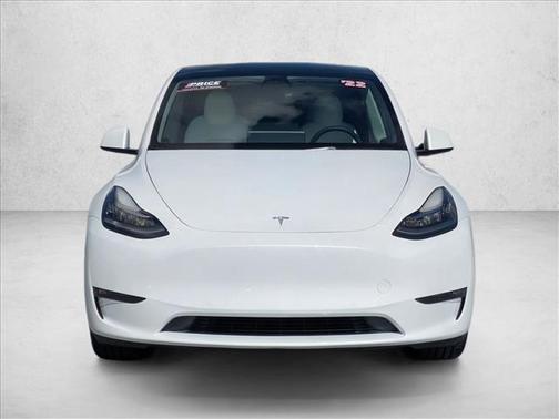 Pearl White Multi-Coat 2022 Tesla Model Y Long Range Dual Motor All-Wheel Drive