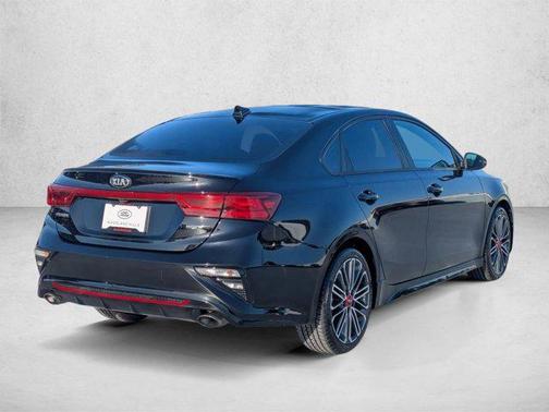 Aurora Black 2021 Kia Forte GT