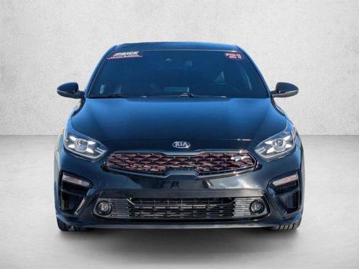 Aurora Black 2021 Kia Forte GT