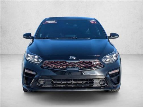 Aurora Black 2021 Kia Forte GT