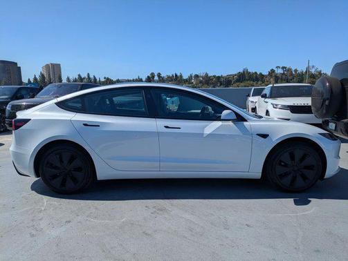 Pearl White Multi-Coat 2025 Tesla Model 3 Long Range