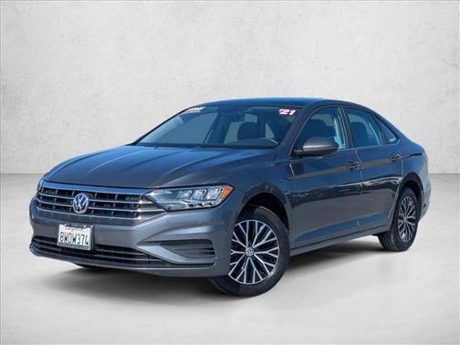 Platinum Gray Metallic 2021 Volkswagen Jetta 1.4T SE