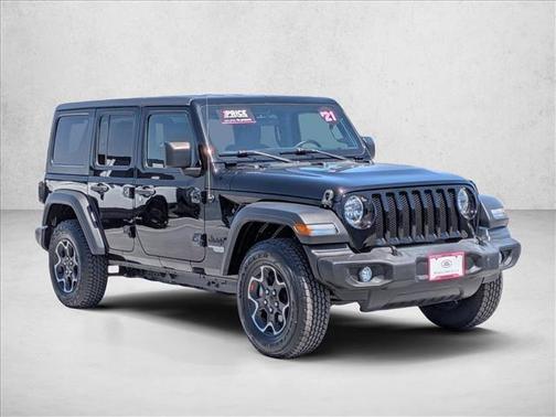 Black Clearcoat 2021 Jeep Wrangler Unlimited Sport