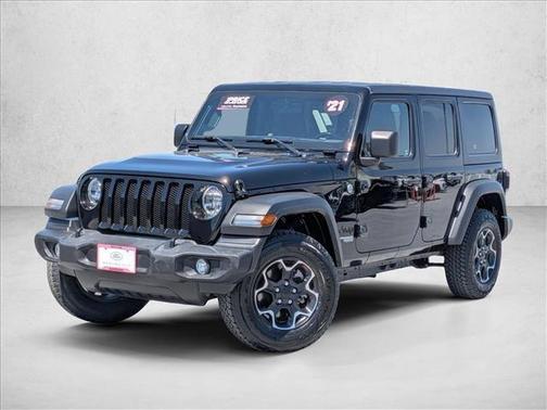 Black Clearcoat 2021 Jeep Wrangler Unlimited Sport