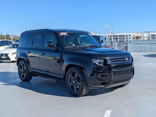 Santorini Black Metallic 2025 Land Rover Defender 110 P400 X-Dynamic SE