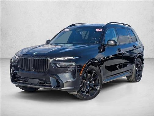 Black Sapphire Metallic 2024 BMW X7 xDrive40i