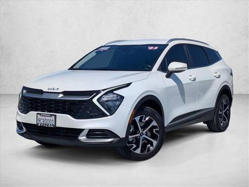 Snow White Pearl 2023 Kia Sportage Hybrid EX