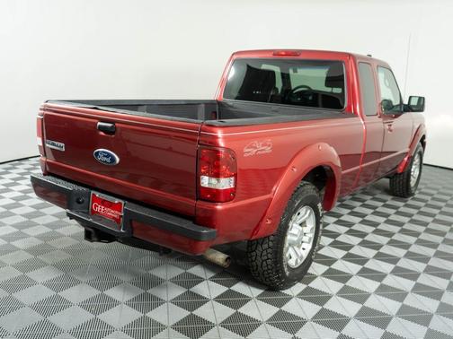 Red 2010 Ford Ranger XLT