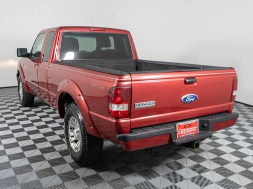 Red 2010 Ford Ranger XLT