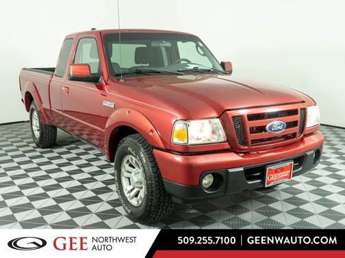 Red 2010 Ford Ranger XLT