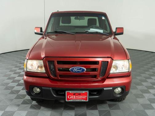 Red 2010 Ford Ranger XLT