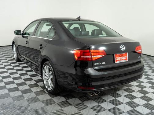 Black 2015 Volkswagen Jetta 2.0L TDI SEL