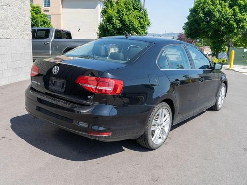Black 2015 Volkswagen Jetta 2.0L TDI SEL