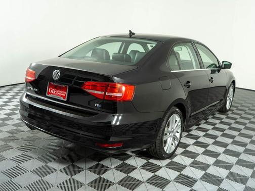 Black 2015 Volkswagen Jetta 2.0L TDI SEL