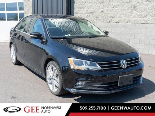 Black 2015 Volkswagen Jetta 2.0L TDI SEL