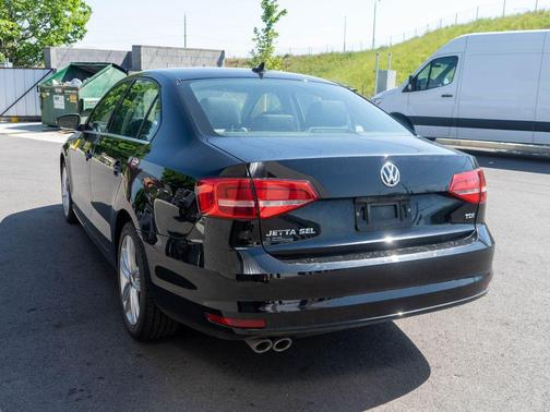 Black 2015 Volkswagen Jetta 2.0L TDI SEL