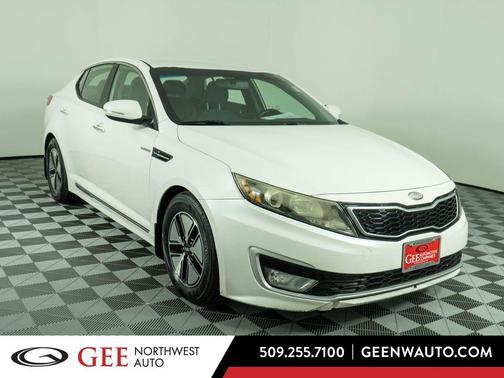 Snow White Pearl 2013 Kia Optima Hybrid LX