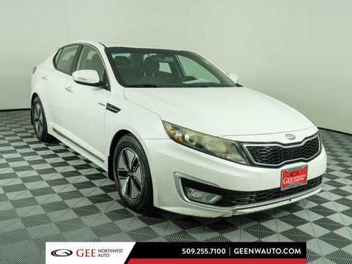 Snow White Pearl 2013 Kia Optima Hybrid LX