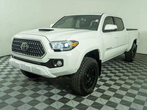 White 2019 Toyota Tacoma TRD Sport