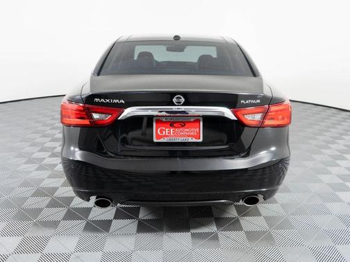 Black 2016 Nissan Maxima 3.5 Platinum