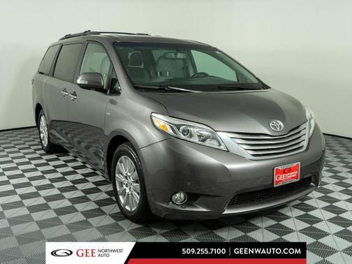 Predawn Gray Mica 2017 Toyota Sienna Limited