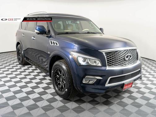 Blue 2015 INFINITI QX80 Base