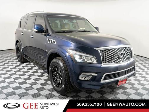 Blue 2015 INFINITI QX80 Base