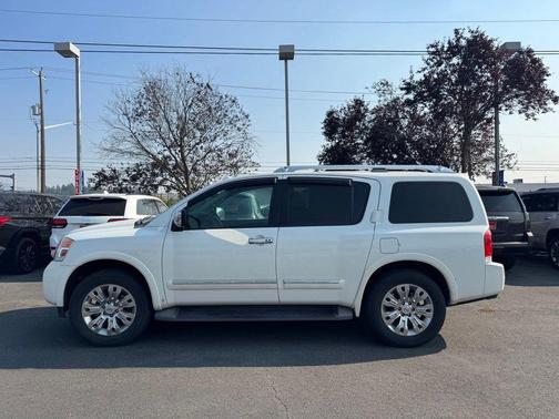 Pearl White 2015 Nissan Armada Platinum