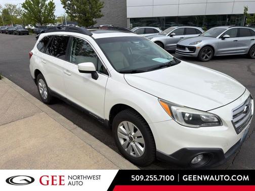 Crystal White Pearl 2015 Subaru Outback 2.5i Premium