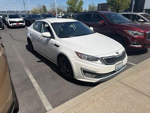 Snow White Pearl 2013 Kia Optima Hybrid LX
