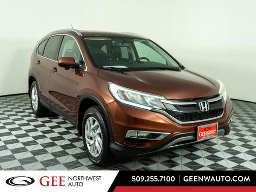 Red 2015 Honda CR-V EX-L