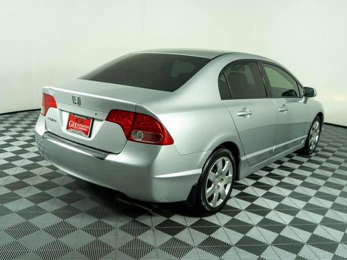 Opal Silver Blue Metallic 2008 Honda Civic LX