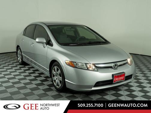 Opal Silver Blue Metallic 2008 Honda Civic LX