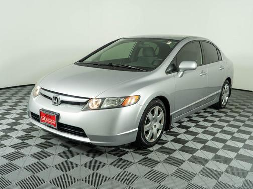 Opal Silver Blue Metallic 2008 Honda Civic LX