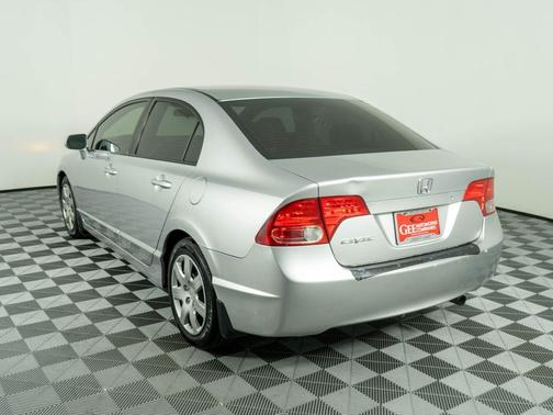 Opal Silver Blue Metallic 2008 Honda Civic LX