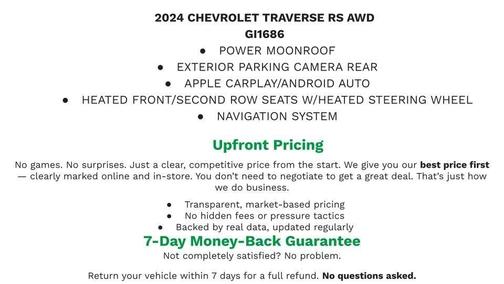 2024 Chevrolet Traverse RS
