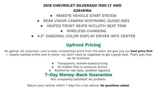 Black 2016 Chevrolet Silverado 1500 2LT